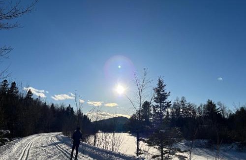 Chertsey Ski Chalet | Winter Lakefront Chalet - Serendipity Hideaway - Ski, Skate, Snowshoes & Relax by the Cozy Fire