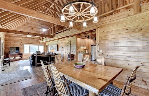 Helen Cabin | Winter Sale: Cabin on 11 acres- Pond & Mtn Views