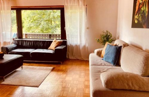 Gorxheimertal Apartment | Wohnung im Landhaus - Waldblick, Balkon & Garten