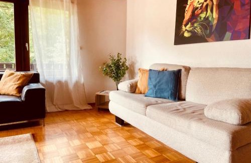 Gorxheimertal Apartment | Wohnung im Landhaus - Waldblick, Balkon & Garten