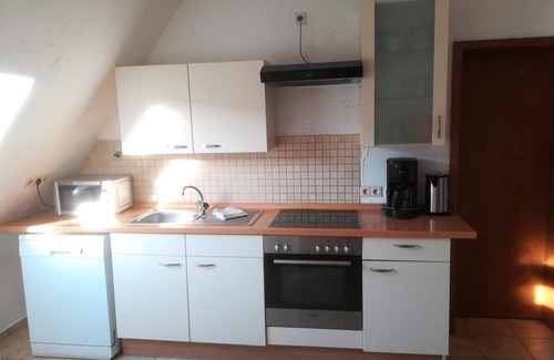Silbecke Apartment | Wohnung in Silbecke mit Pool und Wald