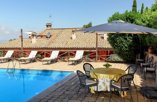 Monte Compatri Villa | Wonderful private villa with A/C, WIFI, private pool, TV, patio, pets allowed and panoramic view
