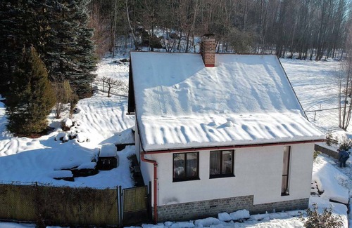 Zelezny Brod Villa | Wonderful private villa for 5 guests with TV, terrace and pets allowed
