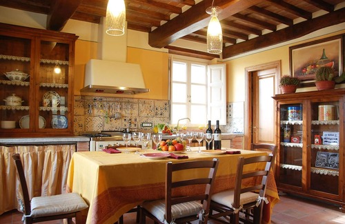 Cascine-La Croce Villa | Wonderful private villa with private pool, A/C, WIFI, TV, terrace and panoramic view, close to L.