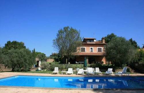 Corchiano Villa | Wonderful private villa with A/C, WIFI, private pool, TV, terrace, pets allowed and parking