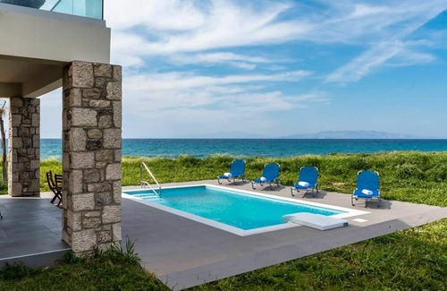 Fanes Villa | Wonderful private villa with private pool, A/C, WIFI, TV, balcony, panoramic view and parking
