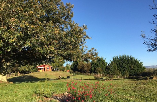 Osses House | Wooden house with garden in the heart of Basque wineyeard