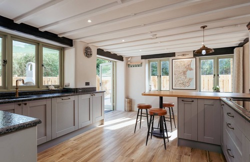 Paignton Ski Chalet | Woodpeckers - Stylish luxury property with hot tub