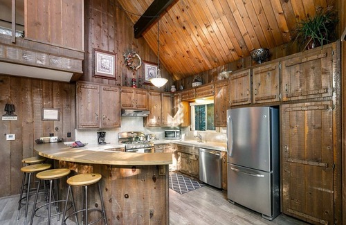Lake Arrowhead House | Woodsy 'a' Frame 3 Bedroom Cabin by RedAwning