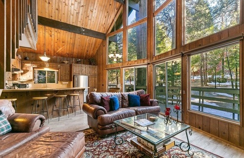 Lake Arrowhead House | Woodsy 'a' Frame 3 Bedroom Cabin by RedAwning