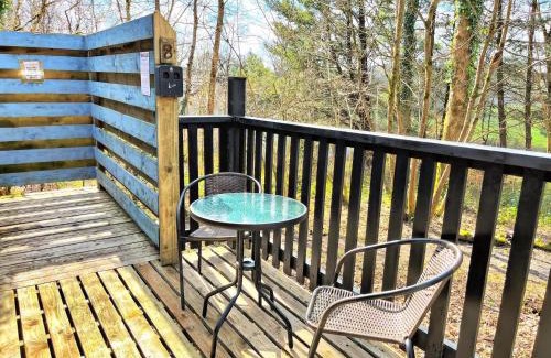 Llanybri Ski Chalet | Wren 8-Hot Tub-Woodland Lodges-St Clears-Carmarthen-Tenby