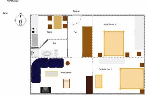 Heikendorf Apartment | Wunderschöne Ferienwohnung in Kitzeberg mit Großem Garten