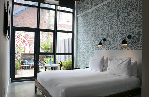 Williamsburg Hotel | Wythe Hotel | Brooklyn Terrace with Views of Manhattan