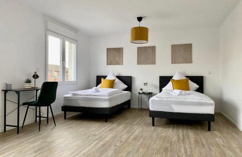 Wanheim-Angerhausen Apartment | XXL Monteure I Teams I 1,20 Betten I P I zentral I Komfort