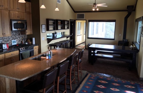 Ahwahnee Villa | Yosemite South Gate Villa. Breathtaking views sunrise to sunset. Epic pool area.