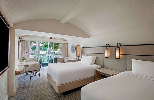 Isla Verde Hotel | Your Room Steps Away from Sandy Beaches | Relaxing Room w/Garden View