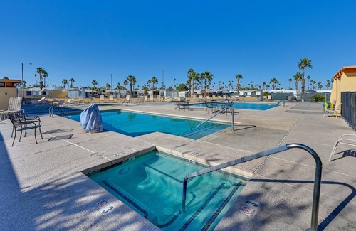 Yuma Cottage | Yuma Vacation Rental w/Resort Pool & Hot Tub!