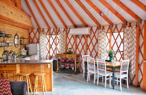 Southwest Harbor Cottage | Yurt Glamping on the Quiet-side of Acadia National Park!