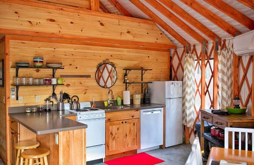 Southwest Harbor Cottage | Yurt Glamping on the Quiet-side of Acadia National Park!