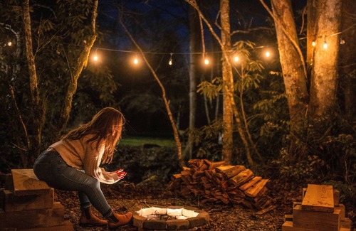 Brevard Apartment | Yurt Stay - Sauna - Creek View - Firepit