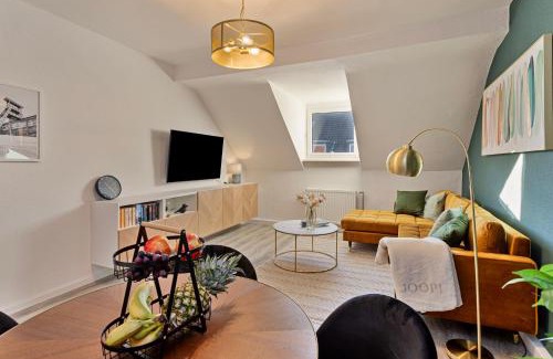 Ruettenscheid Apartment | Zeche trifft Villa Apartments by Cordis Sky für bis zu 4 Personen 5 Minuten zur Messe Essen oder Hauptbahnhof