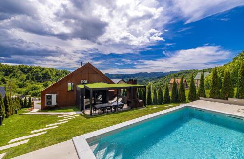 Mrkopalj Ski Chalet | Zerm Holiday House with pool, jacuzzi & sauna - Gorski kotar