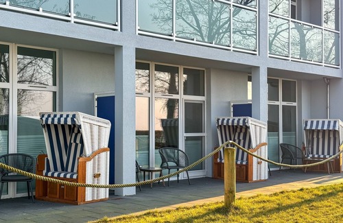 Lubmin House | Zimmer mit Terrasse Neubau - Hotel Seebrücke