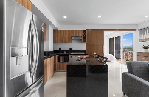 Fluvial Vallarta Apartment | Zoho Skies 1 BDR, 1 Bath, with parking