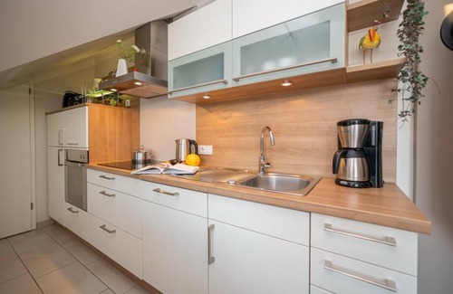 Zingst Apartment | Zum Kranich, exclusive 4-star-plus vacation apartment with fireplace for 4 people in Zingst