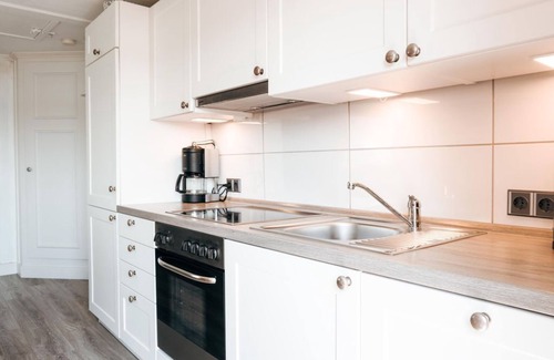 Ratzeburg House | Zur Schönen Aussicht, Ferienhaus - Ferienhaus, Dusche, WC, Seeblick