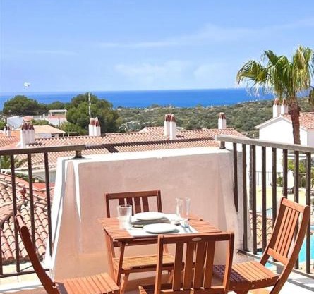 Ático con vistas al mar Cala enPorter