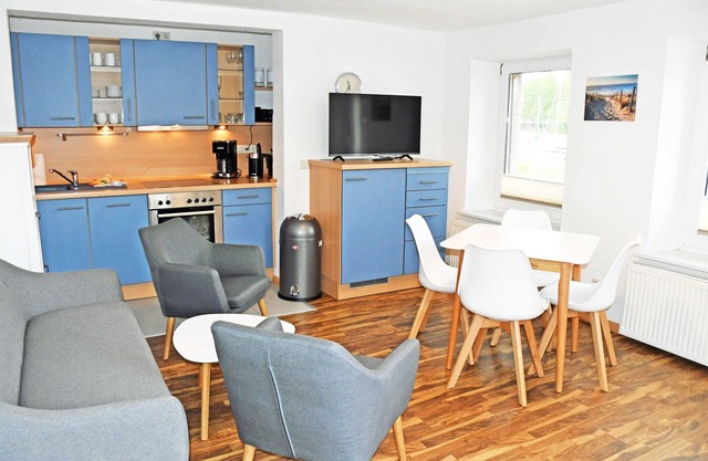01 Holiday apartment with terrace at the harbor in Seedorf - Holiday apartments at the harbor in