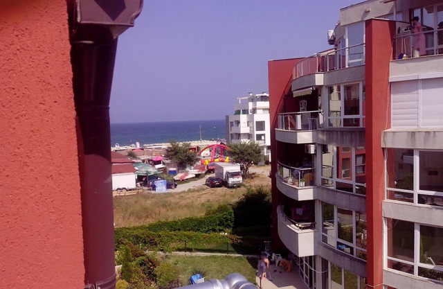 1-bedroom apartment with sea/pool view near the beach in Sozopol, hotel Onegin