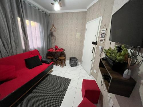 113 Canto do Forte - 1dorm - 200 m da Praia e 20m dos Bares e restaurantes - Estacionamento gratuito e WI Fi , TV a cabo
