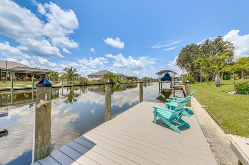 12 Mi to Gulf Port Charlotte Home with Boat Dock