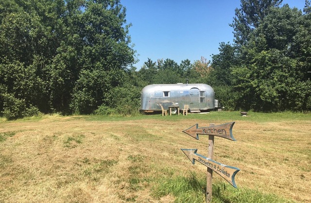 1960's Bullet Airstream recently renovated for luxury getaway