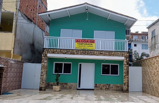 2 Suites facing the sea, cond. Address of the beach, river for fishing, 12 people
