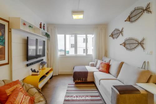 3BR apt near beach w/garage in Piçarras NRA0490