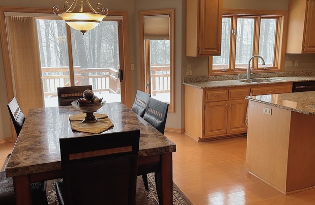 5 Bed/4 Bath 2.9 Miles to Lambeau Field and 1.9 Miles to Green Bay Airport .