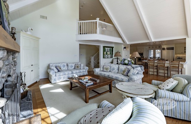 6 bed 6 bath cottage on Lake Joseph with SW Exposure! Boathouse with upper deck!