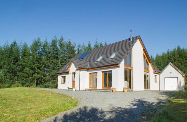 Above Glen Villa are Loch Ness and Skye