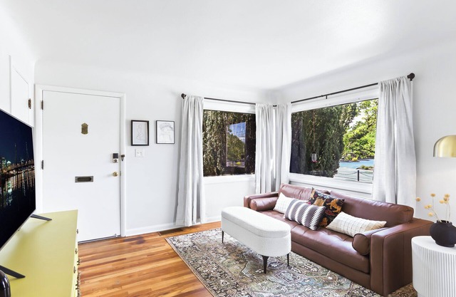 Adorable stylish two-bedroom, one-bathroom apartment walkable to so much!