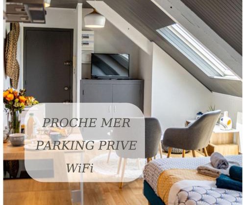 Agréable cocon sous les toits - Parking - WiFi