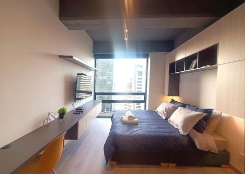 AH/Loft vista a la ciudad, Cama Queen,Wifi,Usaquén
