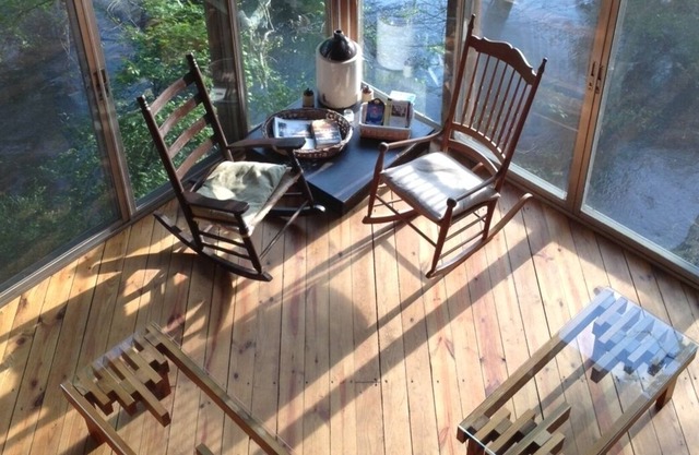 All Glass River House Overlooking Edisto River