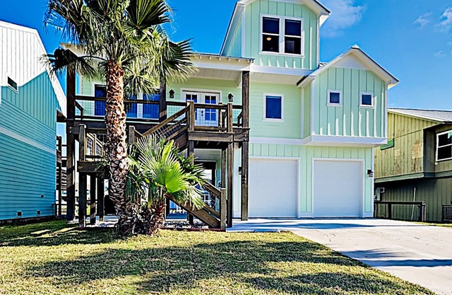 All-New Build & Furnishings: Canal-Front Stilted Home w/ Private Decks