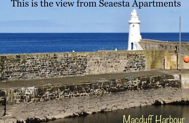 Amazing sea & harbour views of the Moray Firth North Aberdeenshire Scotland.