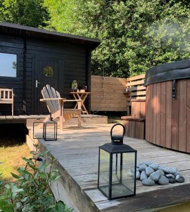 Ancien Prieure Chambre King Size avec sauna et bain nordique privatifs en extérieur