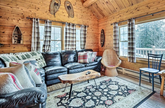 Andover Cabin Retreat w/Hot Tub & Fireplace!