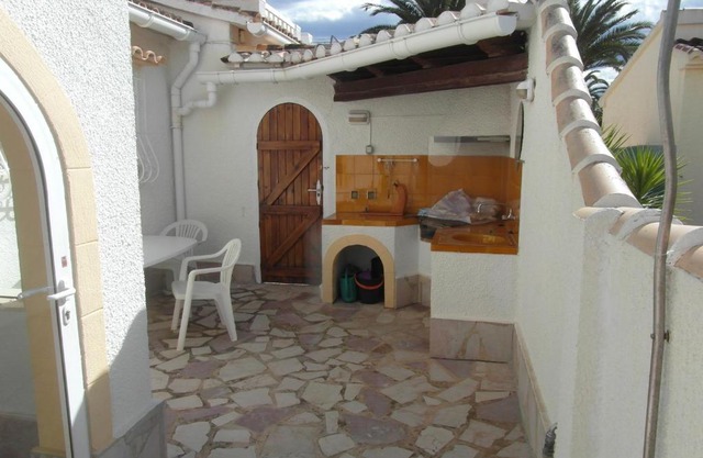 Apartamento con jardin